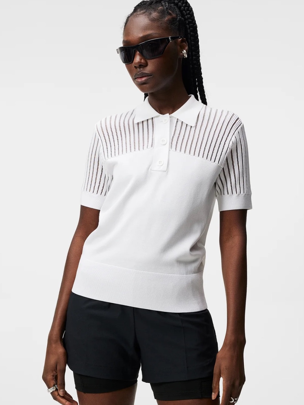J.Lindeberg | Zeta Knitted Shirt | off White